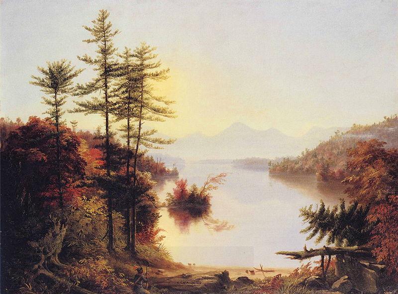 Thomas Cole View on Lake Winnipiseogee oil painting picture